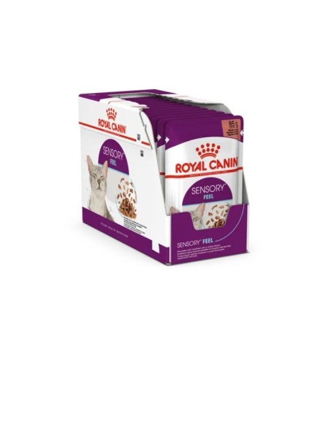 ROYAL CANIN Feline Health Nutrition Sensory Feel Gravy (WET FOOD - POUCHES) 12x85G - Image 2