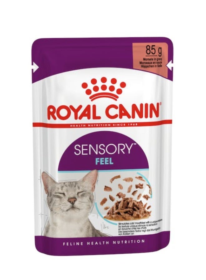 ROYAL CANIN Feline Health Nutrition Sensory Feel Gravy (WET FOOD - POUCHES) 12x85G - Image 1