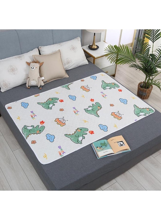 Waterproof Washable Mattress Urine Mat For Baby Toddlers Cute Cartoon Bed Protector Diaper Bedding Urine Pad Breathable