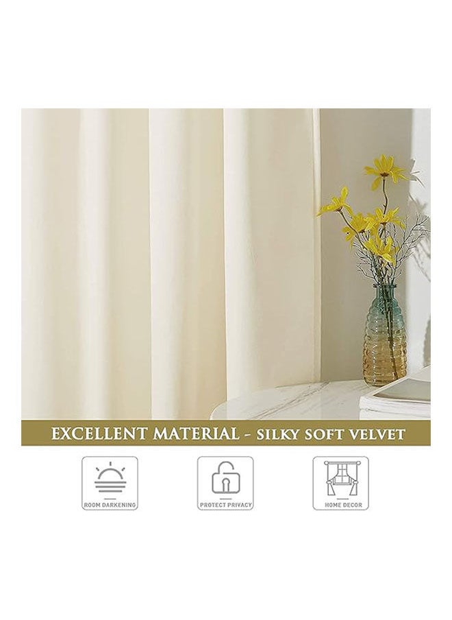 Intex Curtains House - Elegant Velvet Thermal Insulated Curtain for Living Room With Steel Grommets 1 panels - Image 1