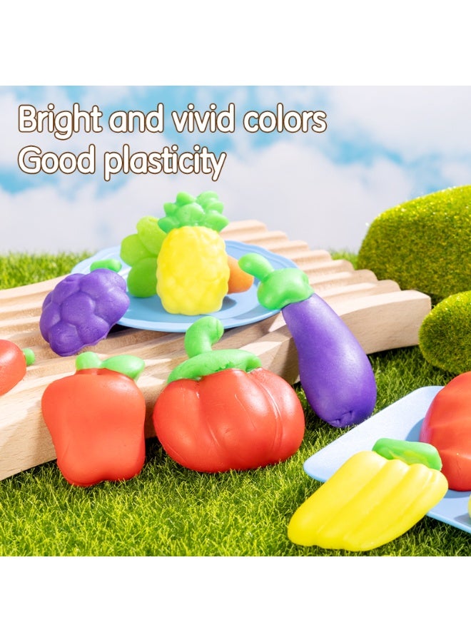 Deli EH726 Modeling Dough Set for Kids – 240g Clay with 19 Accessories & Food Molds – Safe Non-Toxic Play Dough Kit for Creative Play – Educational Gift for Ages 3+ - Image 3