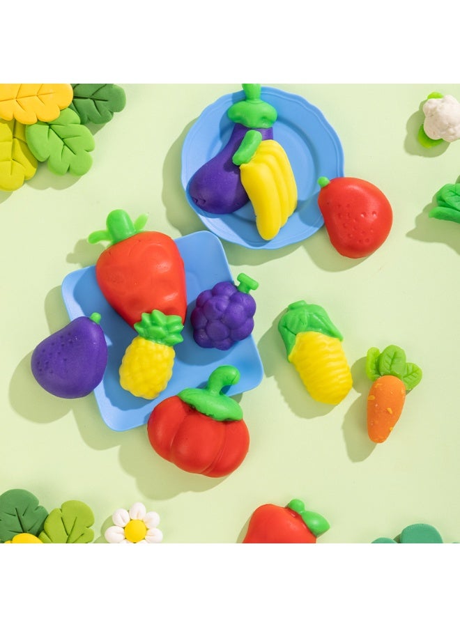 Deli EH726 Modeling Dough Set for Kids – 240g Clay with 19 Accessories & Food Molds – Safe Non-Toxic Play Dough Kit for Creative Play – Educational Gift for Ages 3+ - Image 5