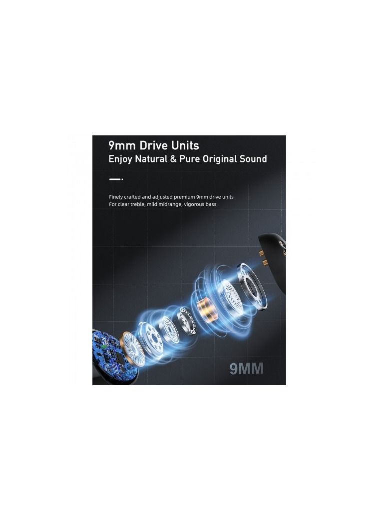 AWEI True Wireless Active Noise Cancellation Earbuds with Charging Case and Digital Display - Image 5