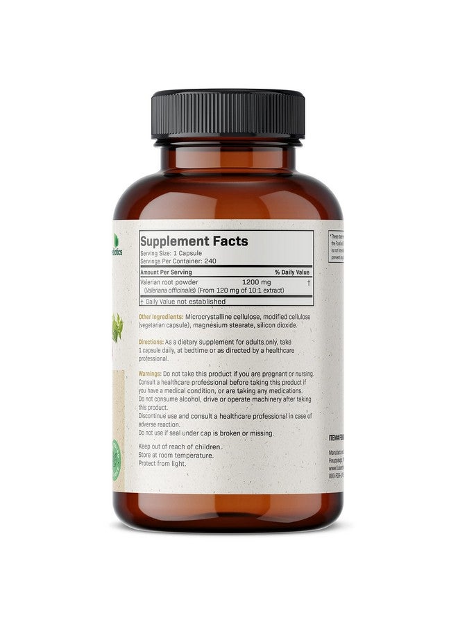 Futurebiotics فيوتشر بيولوجيكز جذر فاليريان 1200 ملغ يعزز الاسترخاء غير معدّل وراثيًا، 240 كبسولة نباتية - Image 2