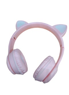 Generic LED Light Up Wireless Stereo Cat Headset Headphones 