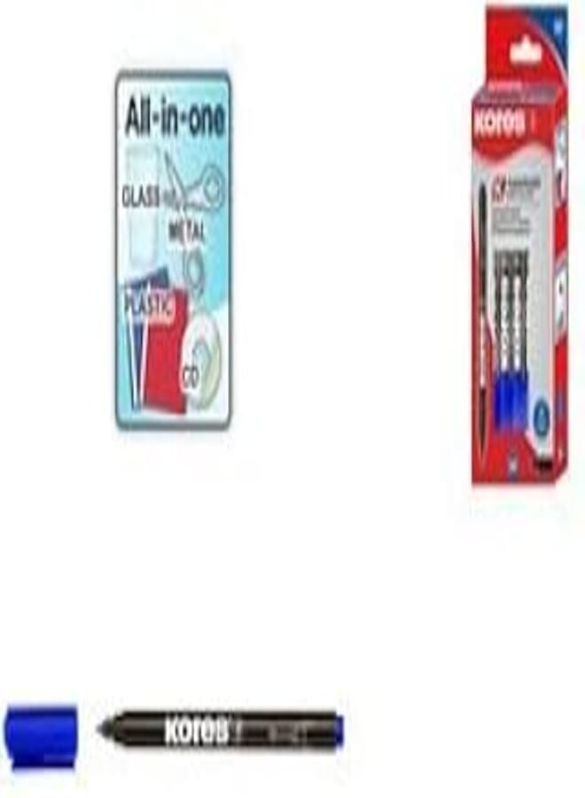 KORES CD K-MARKER PERMANENT BLUE FINE TIP MODEL 22103