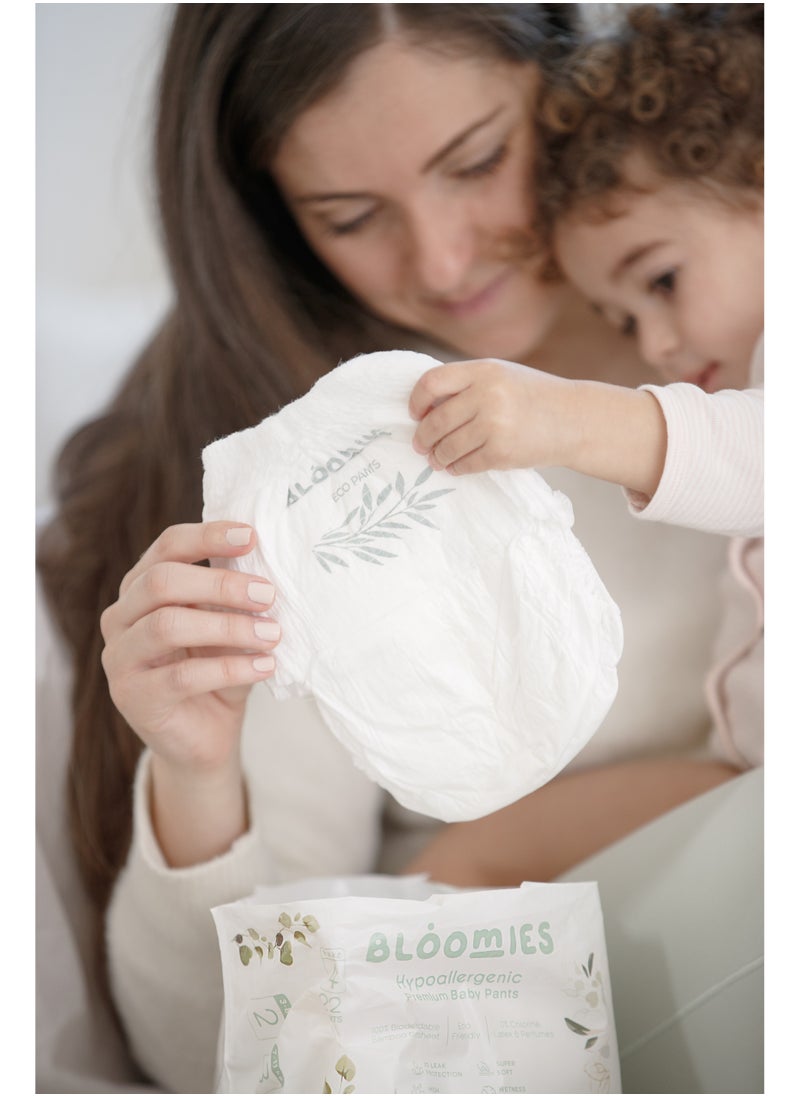 Bloomies - Organic Bamboo Baby Pants Size 5 (12-17kg baby) 22pcs| Eco-friendly, Hypoallergenic, Non-toxic, Breathable Pullups - Image 1