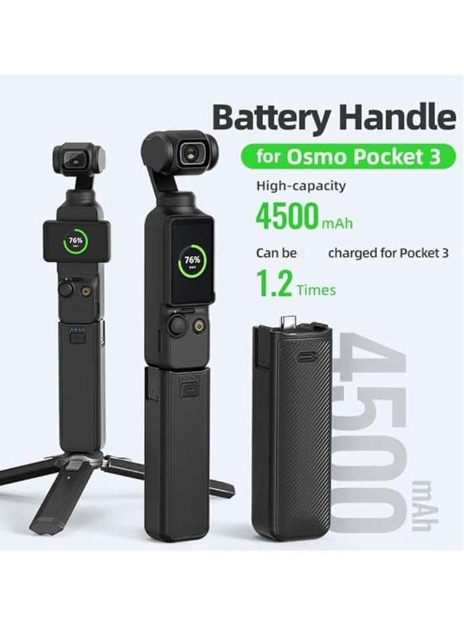 General For DJI Osmo Pocket 3 Power Bank 4500mAh Large Capacity Power Bank DJI Endurance Grip Action Camera Accessory  - Image 2