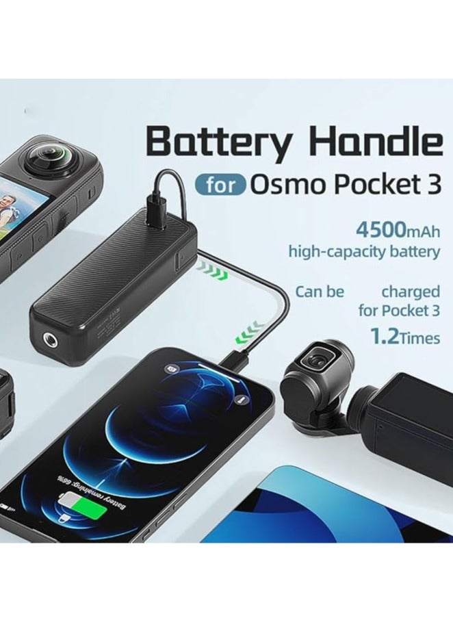 General For DJI Osmo Pocket 3 Power Bank 4500mAh Large Capacity Power Bank DJI Endurance Grip Action Camera Accessory  - Image 3