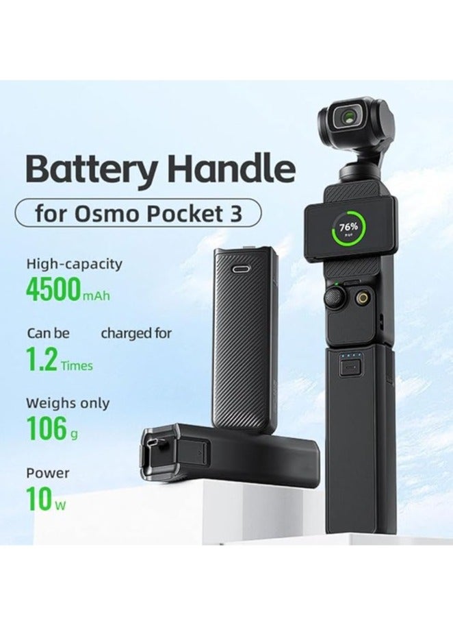 General For DJI Osmo Pocket 3 Power Bank 4500mAh Large Capacity Power Bank DJI Endurance Grip Action Camera Accessory  - Image 4