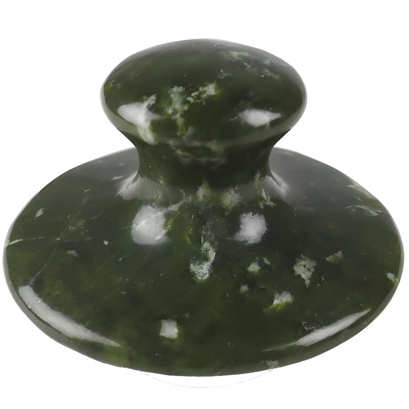 Hot Jade Stone Roller, Massage Tool, Green Jade For Full Body And Facial Relaxation - Image 1