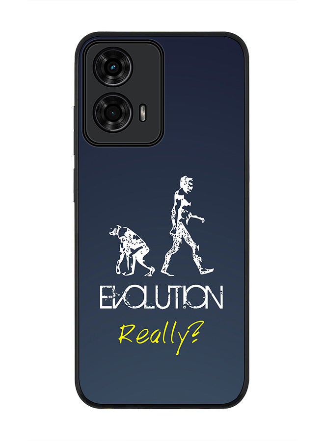 Stylizedd For Motorola Moto G24 / G24 Power Case,Slim fit Camera Protection, Shockproof Thin Phone cover - Evolution, Really (Grey) - Image 1