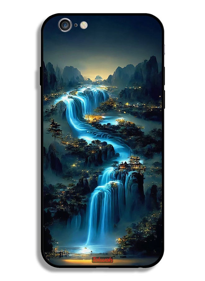 Tolwak - Apple iPhone 6 Plus/6s Plus Protective Case Waterfall Art - Image 1
