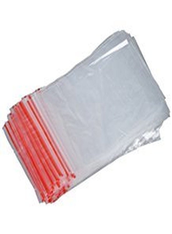 DMS RETAIL Plastic Zip Lock seal pack Pouch Bags Transparent Zipseal 4x4 Inches -Pack of 100-Resealable Plastic bags - Image 1