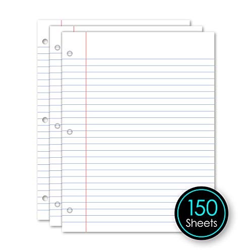 iScholar Wide Ruled Filler Paper, White, 10.5 x 8-Inches, 150 Sheets per Pack (81150) - Image 3