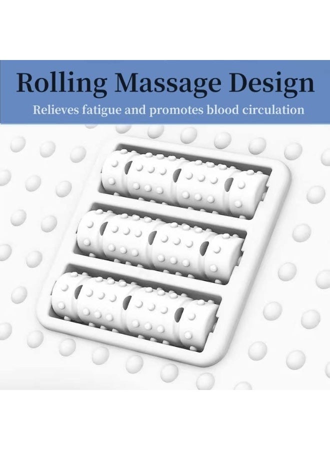 Squatty Potty for Adults,  Foldable Toilet Stool Squat Adult, Non-Slip Poop Stool for Bathroom Adults ith Foot Massage, Prevent Constipation, Toilet Footstool For Better Bowel Movements, Blue - Image 4