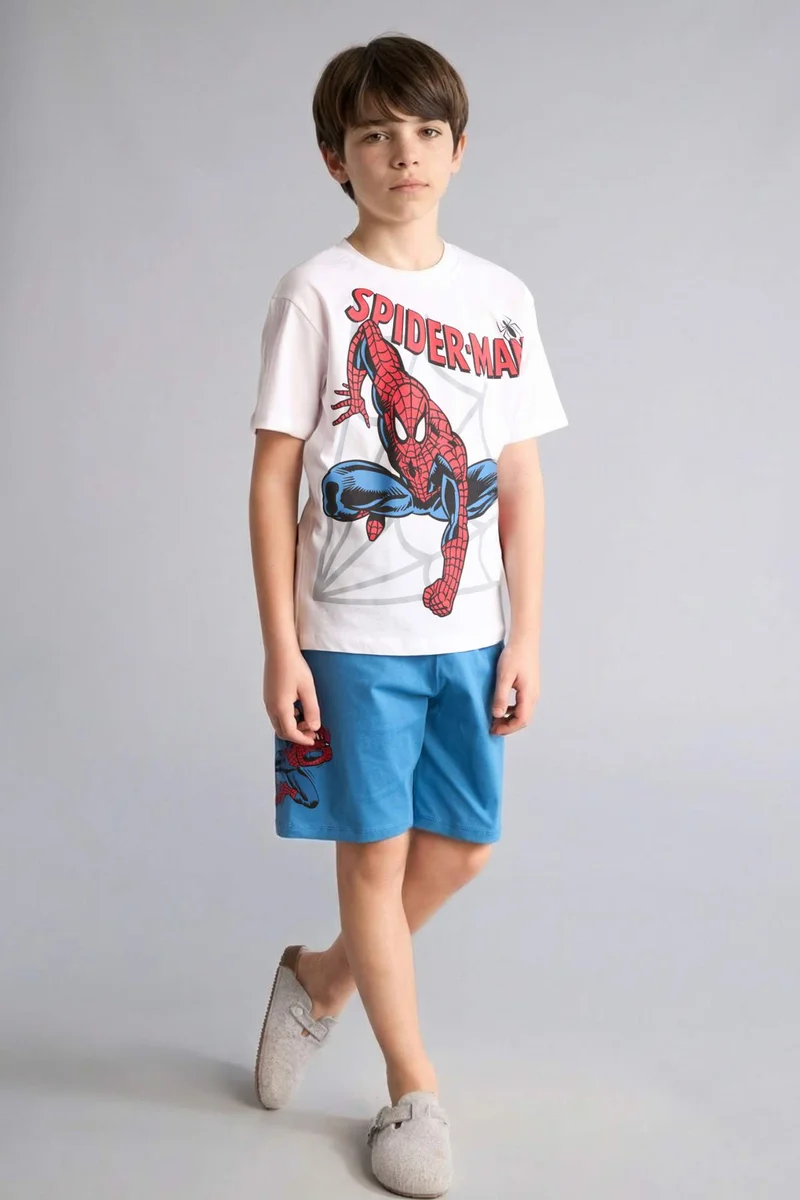 DeFacto Boy Marvel Comics Regular Fit 2 Piece Pyjamas Set