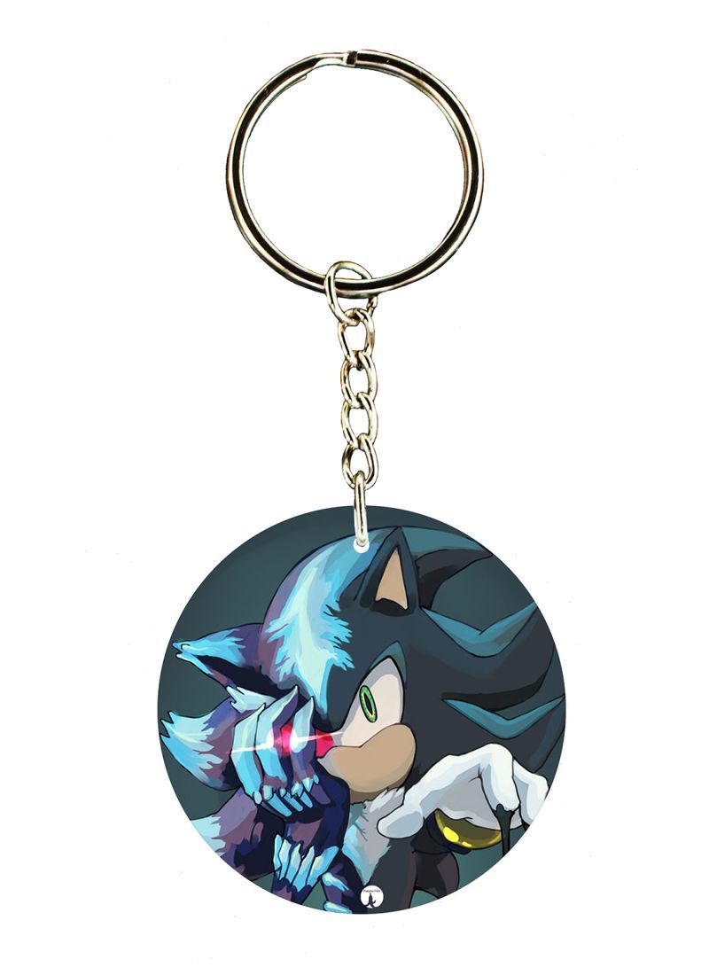 Sonic Printed Keychain