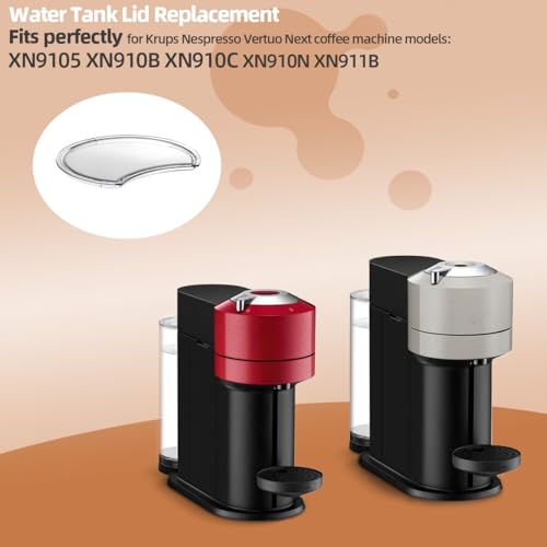 XCWT Water Tank Lid Replacement for Nespresso Vertuo - Coffee Machine Lid Cover Parts for Nespresso Vertuo Next Krups Coffee Machine XN9105 XN910B XN910C XN910N XN911B - Image 2