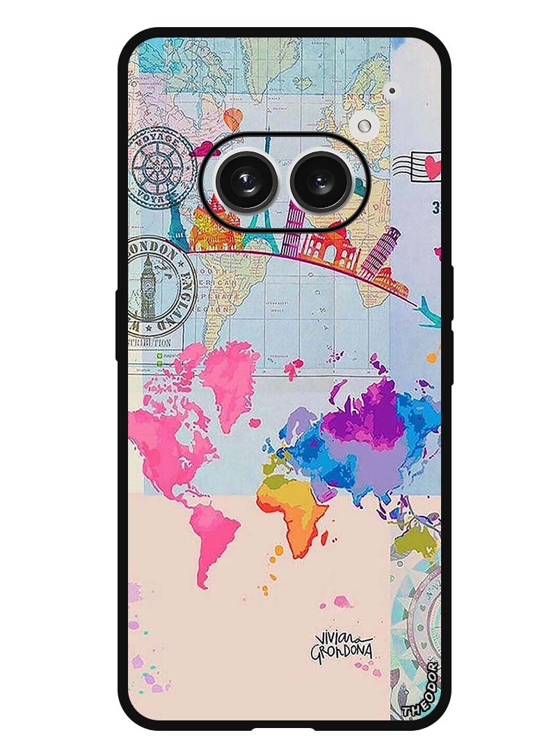 Theodor Protective Case Anti Scratch Shock Proof Bumper Cover For Nothing Phone (2a) Travel - Image 1