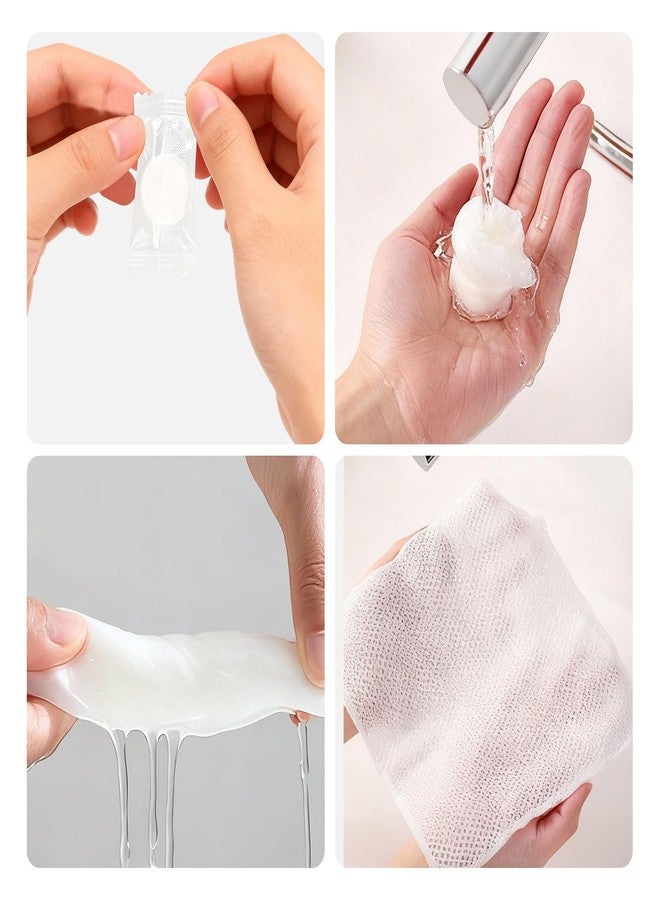 Bolsdoic 50 PCS Compressed Towel, Disposable Compressed Towel Tablets,Individually Packed,Coin-Sized Face Towels for Travel, Camping and Outdoor Sports - Image 4