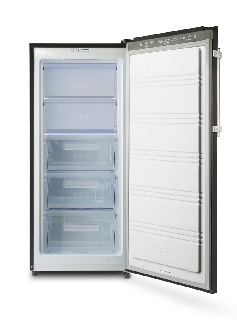 Fresh FNU-LR251BC Upright Freezer with 5 Drawers and 2 Shelves, 130 Liters Capacity, Black-500016621 - Image 2