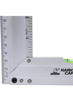 First Master Aluminum Carpenter Square Square with Spirit Level - 25 cm  - Image 2