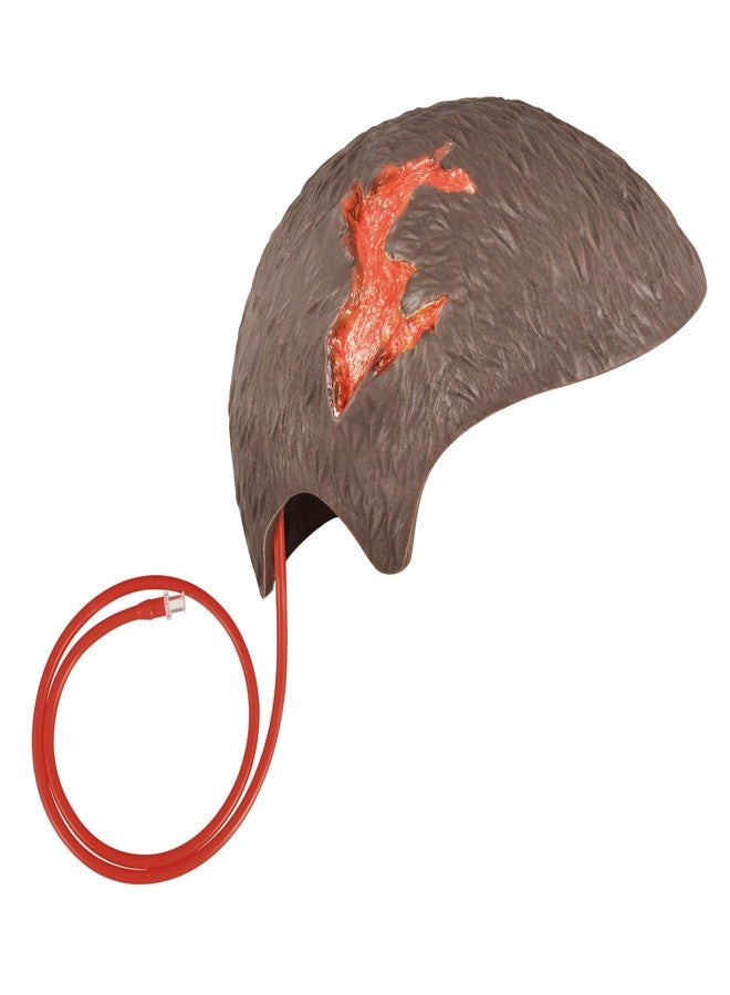 MedEduQuest Wound Packing Head Training Kit,Wearable Bleeding Control Training for Medical Students, First Aid,Wound Training and Medical Classes - Brown - Image 1