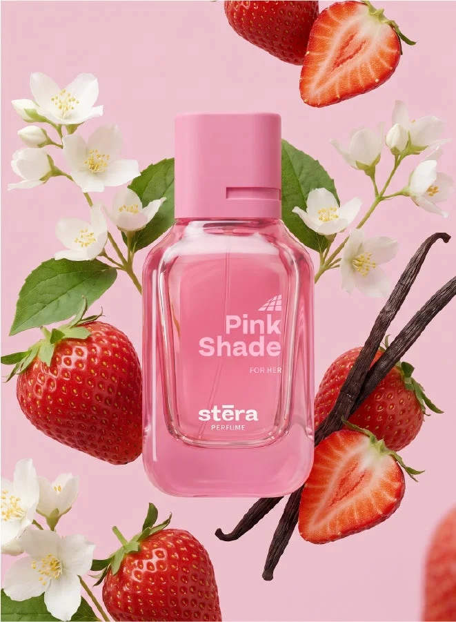 Stera Perfume PINK SHADE Perfume For Women | Eau De Parfum - 50ml | Long Lasting Fruity Amber Scent | Premium Quality Travel Size Women's Fragrance