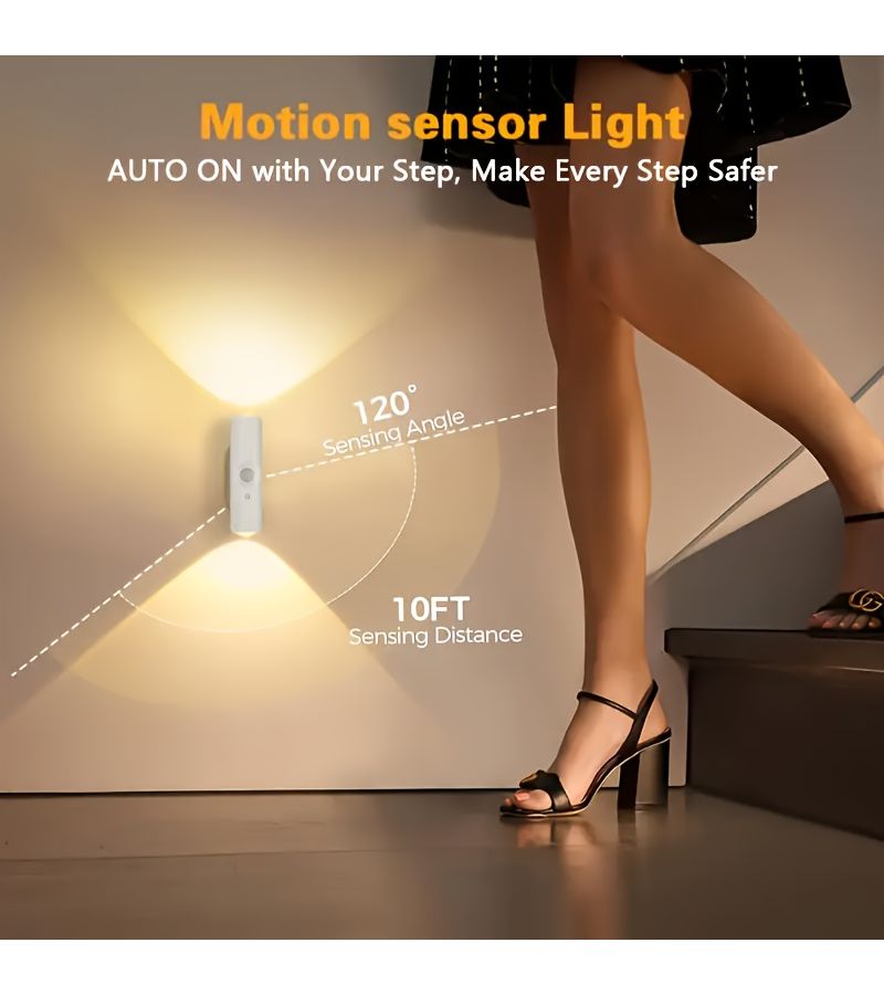 3 Color RGB Cat Eye Sensor USB Smart Light Strip With PIR Motion Sensor - Image 5