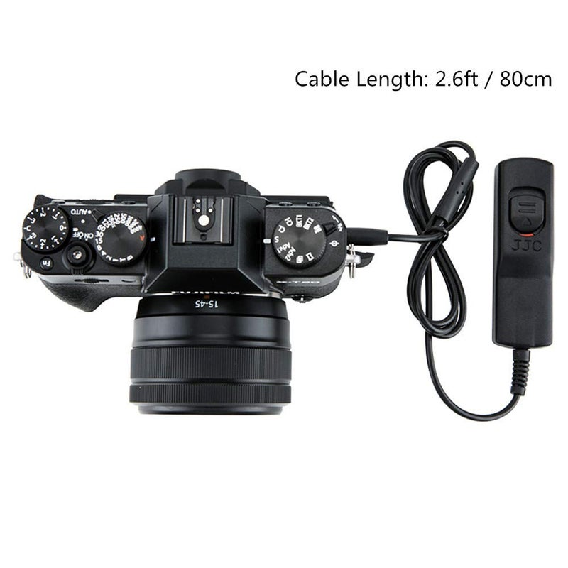 JJC Cable Wired Shutter Release Remote Control for Fujifilm X-T30 III X-M5 X100VI X-H2 X-H2S XT5 XT4 XT3 XT30II XT20 XT10 XT100 XPro3 X-E5 XA10 X100V X100F GFX100RF GFX100S GFX100 GFX50SII Replace RR-100 - Image 4