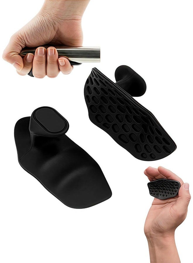 مقابض للتمارين الرياضية، قفازات واقية لليدين من السيليكون المريح لرفع الأثقال، وتمارين السحب والتمارين الرياضية للرجال والنساء - Image 1