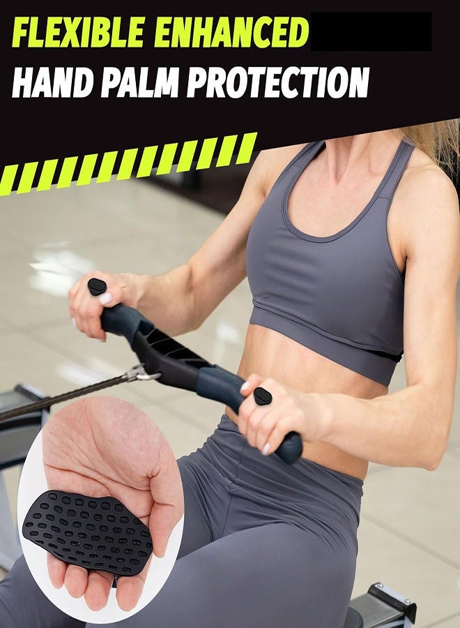مقابض للتمارين الرياضية، قفازات واقية لليدين من السيليكون المريح لرفع الأثقال، وتمارين السحب والتمارين الرياضية للرجال والنساء - Image 5