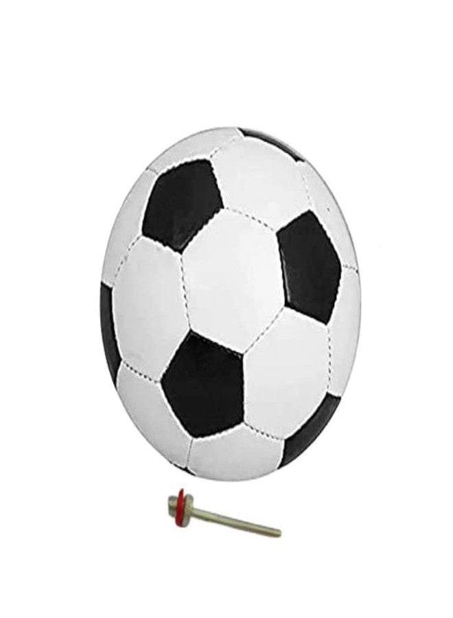 DESCTIDY Football, Black&White Rugby Football, Size No-5 - Image 1