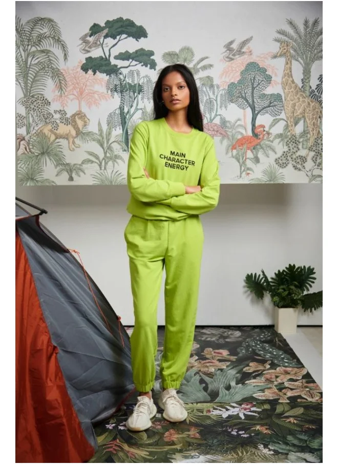 NeceSera Main Character Energy Bamboo Terry Jogger Set