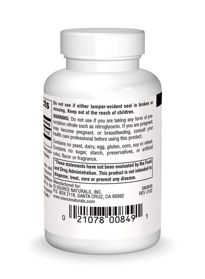 Source Naturals Nacetyl Cysteine 600Mg Source Naturals Inc. 30 Tabs - Image 3