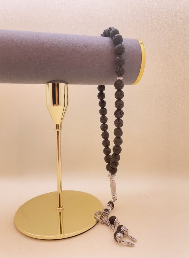 general 33 natural volcanic stone Prayer Beads/Tasbih/10mm - Image 1