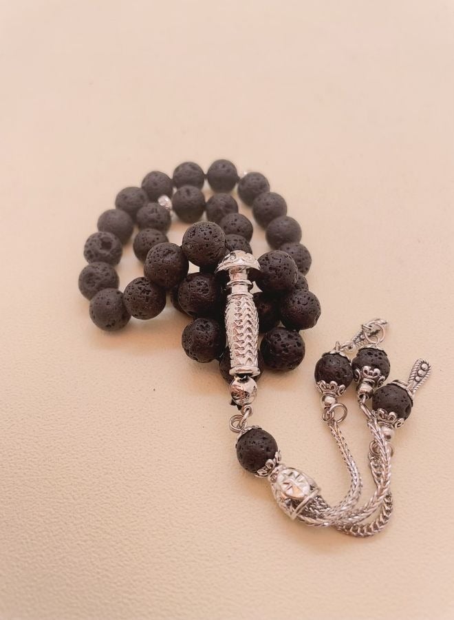 general 33 natural volcanic stone Prayer Beads/Tasbih/10mm - Image 2