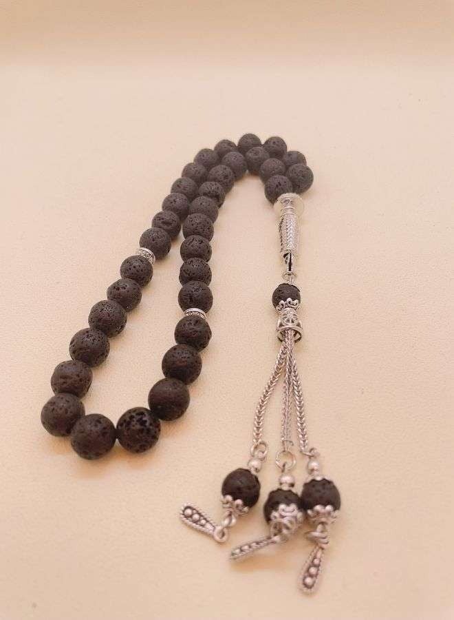general 33 natural volcanic stone Prayer Beads/Tasbih/10mm - Image 4
