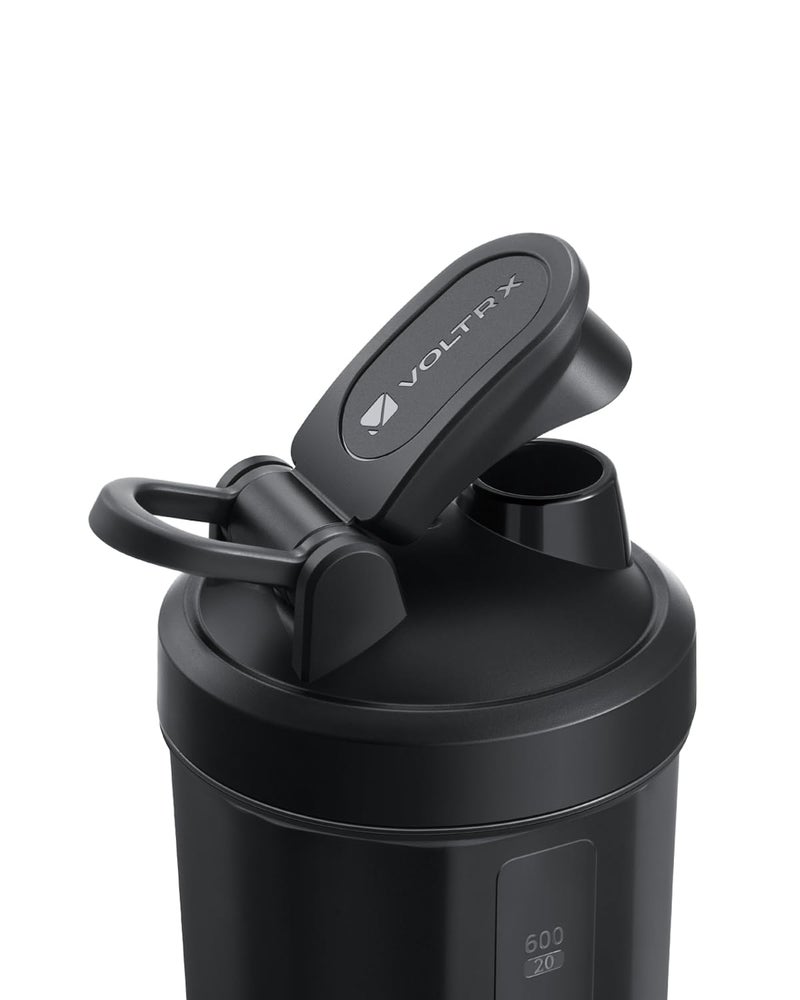 VOLTRX Protein Shaker Bottle, Merger USB C Rechargeable Electric Protein Shake Mixer, Shaker Cups for Protein Shakes and Meal Replacement Shakes, BPA Free, 24oz - Image 1