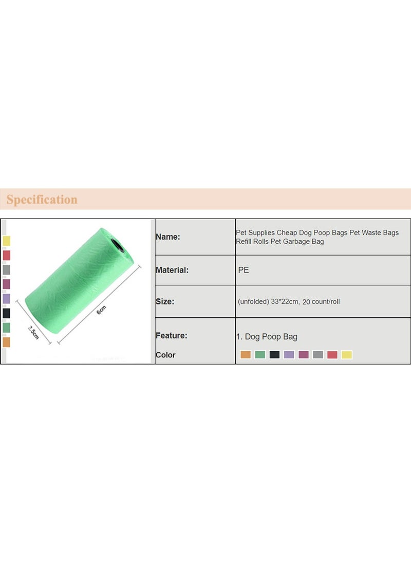 Pixie Multicolor Dispenser Bag with Refill Pack - 8 Rolls, Durable, Eco-Friendly Waste Bags, Sustainable trash Bags, Diaper Waste Bag. - Image 3