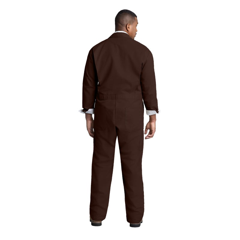 Red Kap Men's Twill Action Back Coverall, Brown, 46 - Image 2