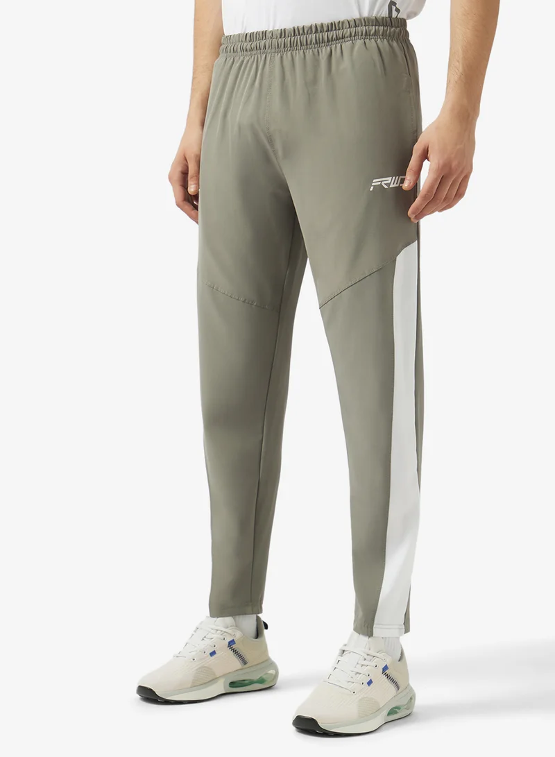 FRWD Athelitic Track Pants With White Piping Details