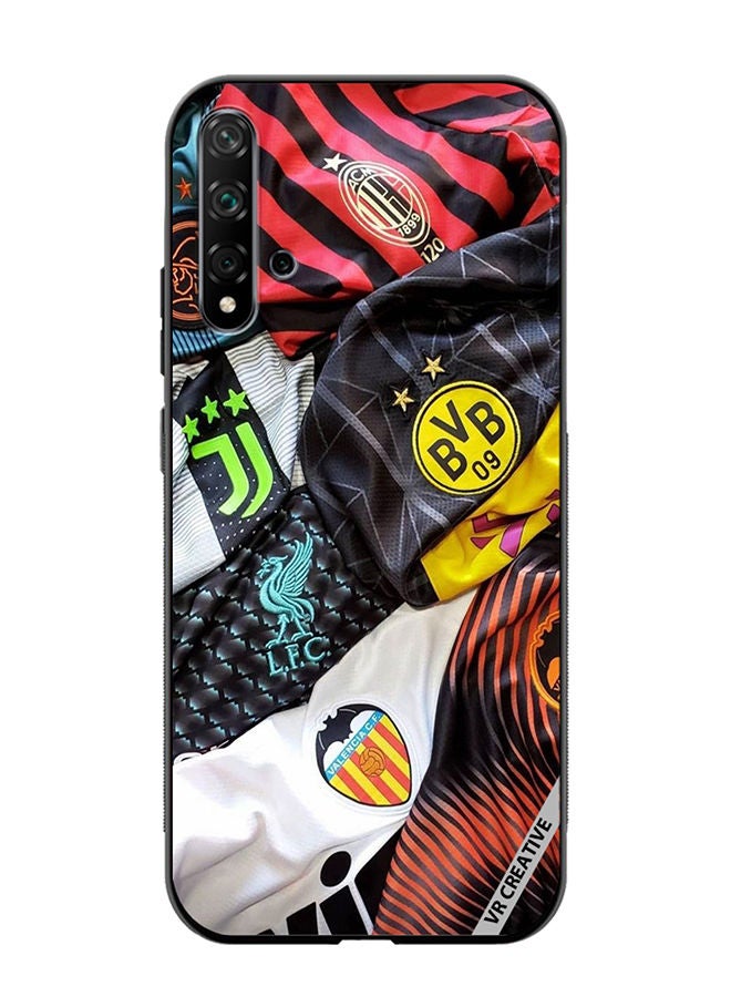 VR CREATIVE Protective Case Cover For Huawei Nova 5T Fabric Design Multicolour - Image 1