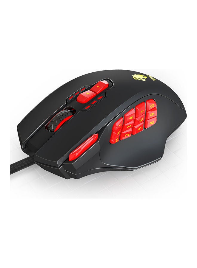 NIBEMINENT Wired Programmable Gaming Mouse With 18 Button And 4 Adjustable DPI Level - Image 1
