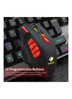 NIBEMINENT Wired Programmable Gaming Mouse With 18 Button And 4 Adjustable DPI Level  - Image 2
