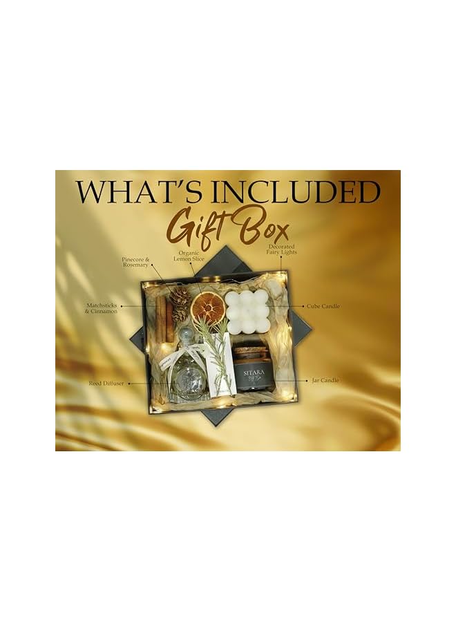 The Bros Luxury Aromatherapy Candle Gift Set: Perfect for Weddings, Festivals, Special Occasions, Ideal Birthday or Women’s Gift, Includes Premium Decorated Gift Box and Bag,Natural Soy Wax,Smokeless - Image 2