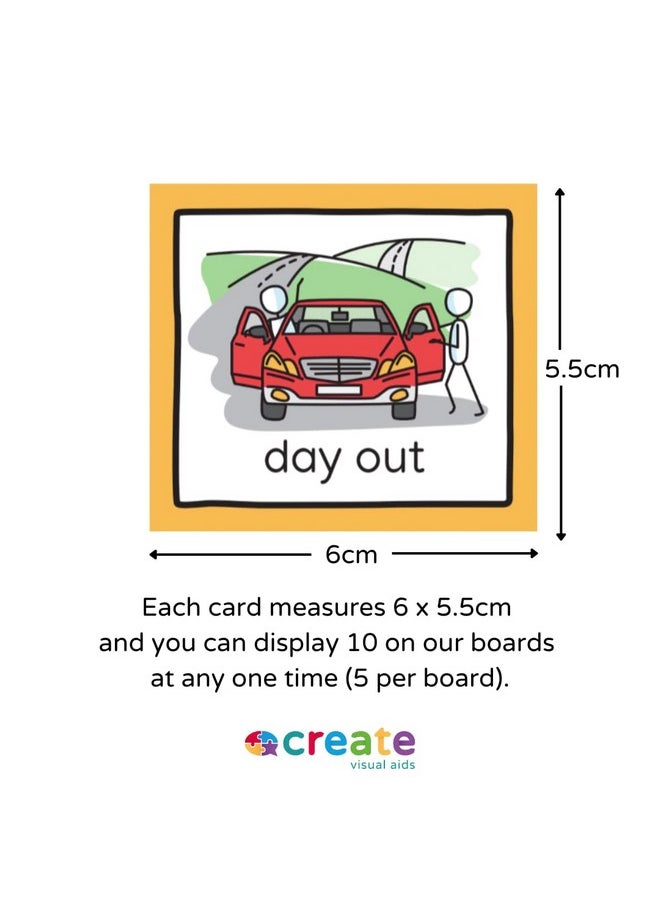 Create Visual Aids Visual Schedule For Adults (Green) Visual Timetable For Dementia, Stroke Victims, Adults With Learning Difficulties, Autistic Adults.  - Image 4