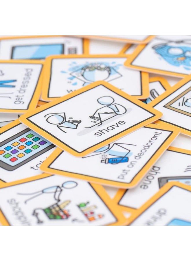 Create Visual Aids Visual Schedule For Adults (Green) Visual Timetable For Dementia, Stroke Victims, Adults With Learning Difficulties, Autistic Adults.  - Image 3