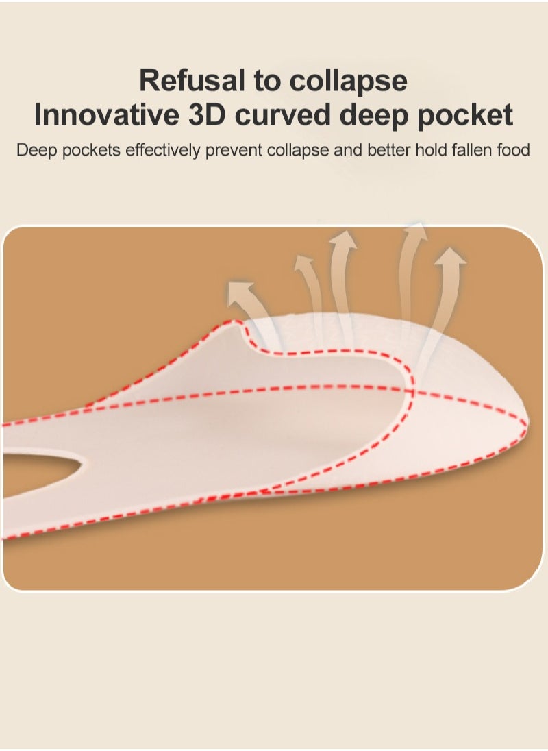 Ultra-Thin Waterproof Silicone Bib For Babies